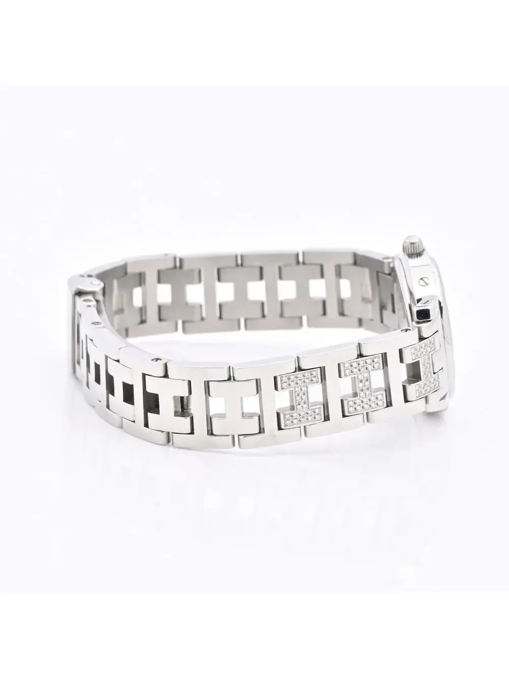 Hermes Clipper Nacre 2****** Silver #284859H19B